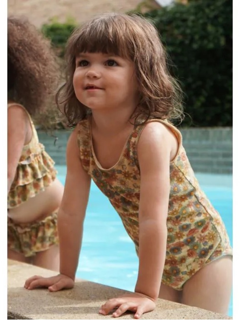 Kids Floral One-Piece Swimsuit